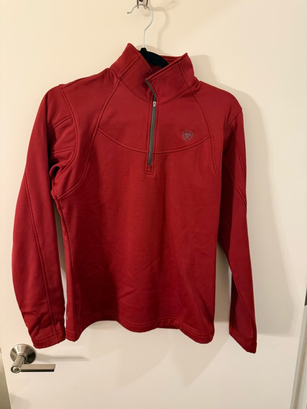 Ariat Men's Red Half-Zip Performance Pullover
